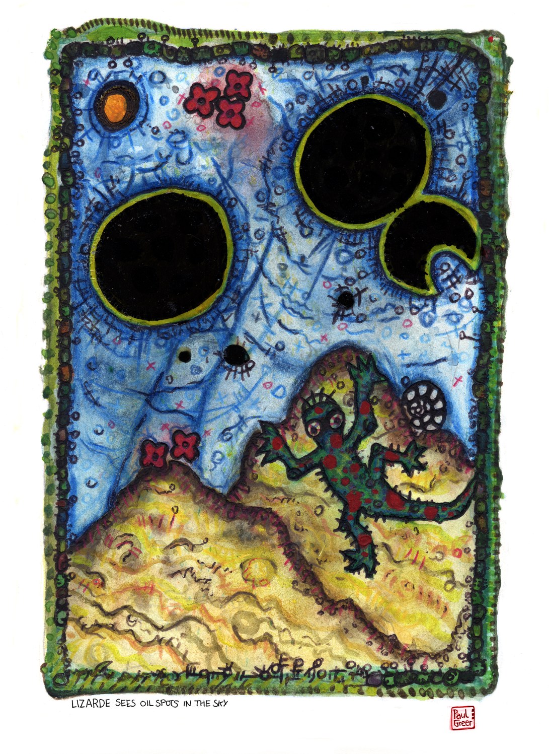 LizardeSeesOilSPots_001_2K