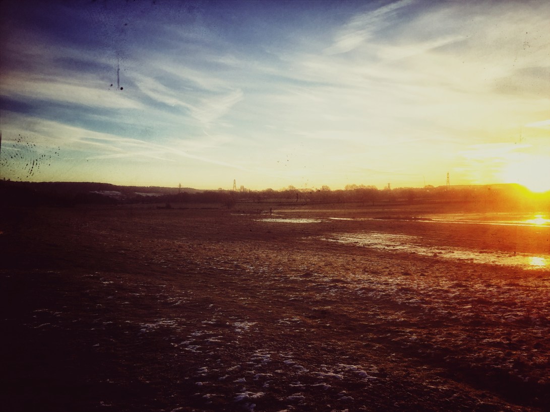 Sunrise near Stone End Batch.